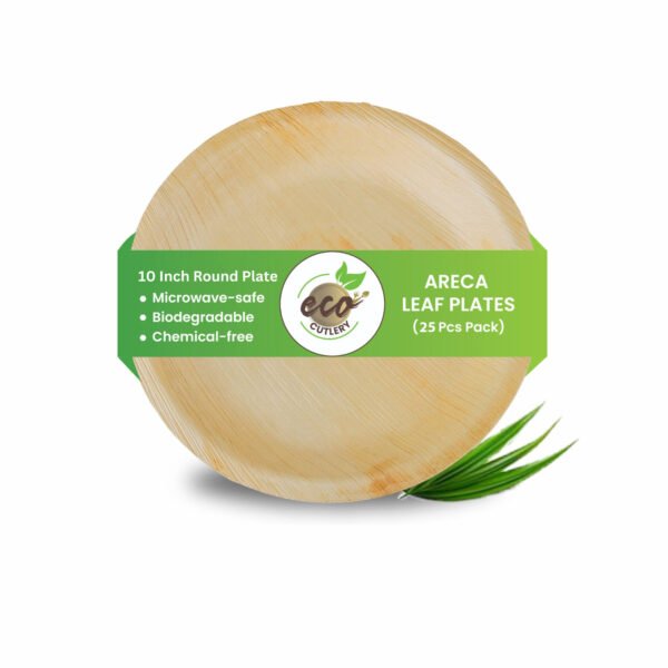 Areca Leaf Round Plates ( 10 Inch )