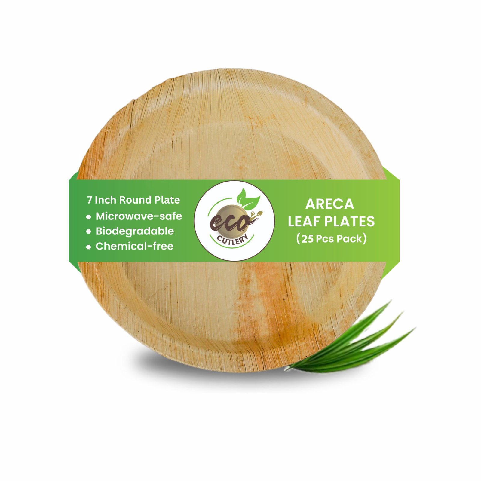 Areca Leaf Round Plates ( 7 Inch )